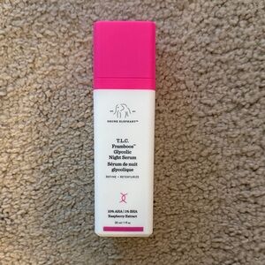 Drunk Elephant T.L.C. Framboos Glycolic Night Serum - Vibrant Pink